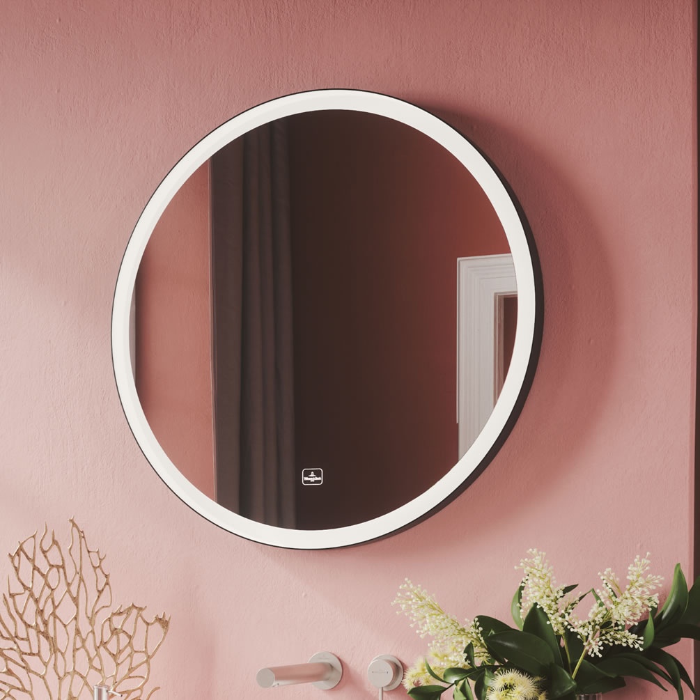 Lifestyle image of Villeroy & Boch Subway 3.0 Round BiColour LED Mirror